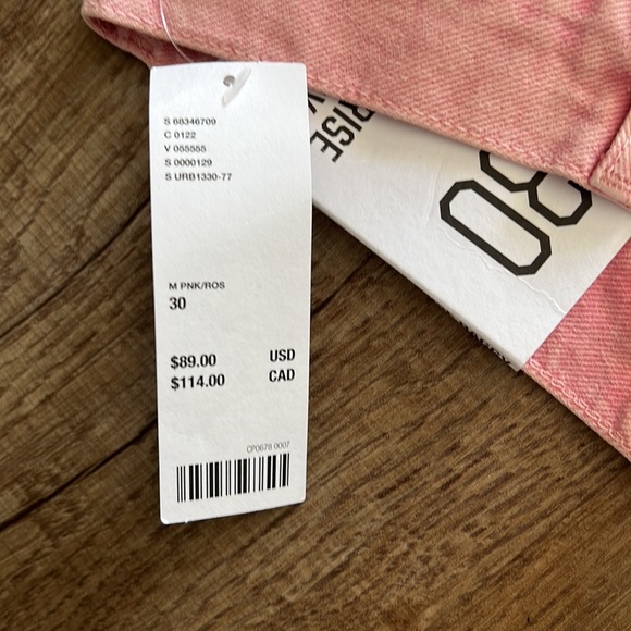 UO Urban Outfitters BDG High-Rise Baggy Sz 30 NWT - Picture 10 of 14